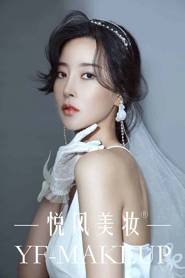 韩式新娘造型，很多人受到韩式风格